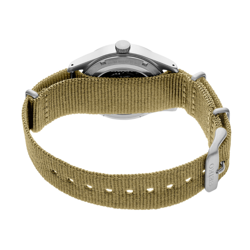 SEIKO 5 Sport Beige Dial Nylon Automatic Watch SRPJ83