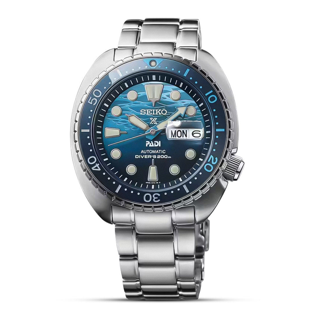 SEIKO Prospex 'Great Blue' 'Turtle' Scuba PADI Special Edition Men's Watch | SRPK01K1