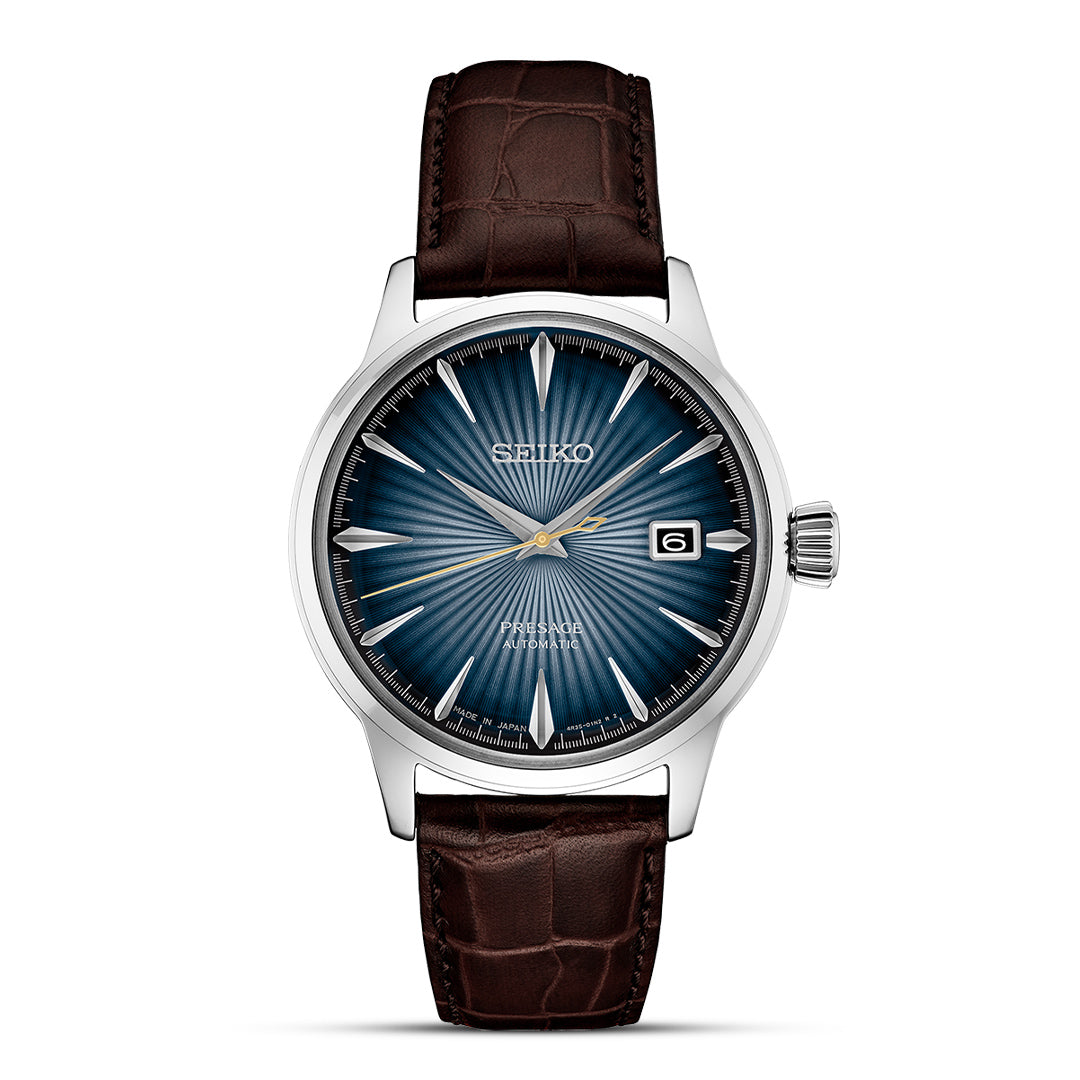 Seiko Presage Cocktail Time 'Midnight Blue" Dial Watch SRPK15J1