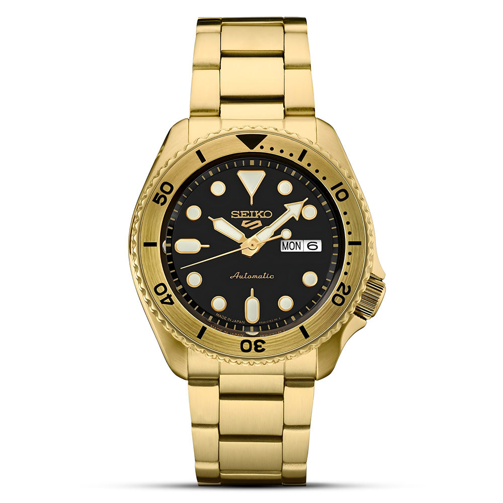 Seiko 5 U.S. Special Creation Gold Tone Automatic Watch SRPK18