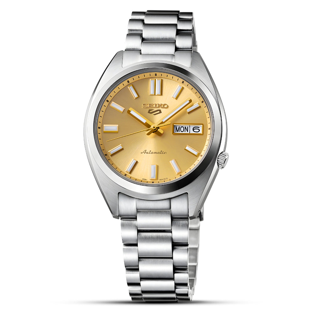 Seiko 5 Sports Automatic SNXS Gold Dial Men's Watch SRPL59K1