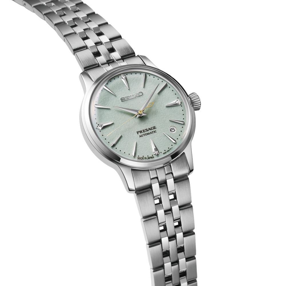 Seiko Presage "Frozen Mojito" Dial with Diamond Ladies Watch SRPL63J1