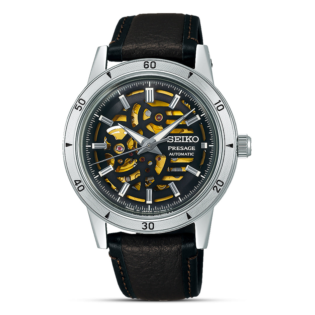Seiko Presage Style60's ‘Elegant yet Rugged’ Biker Men's Watch | SSA461J1