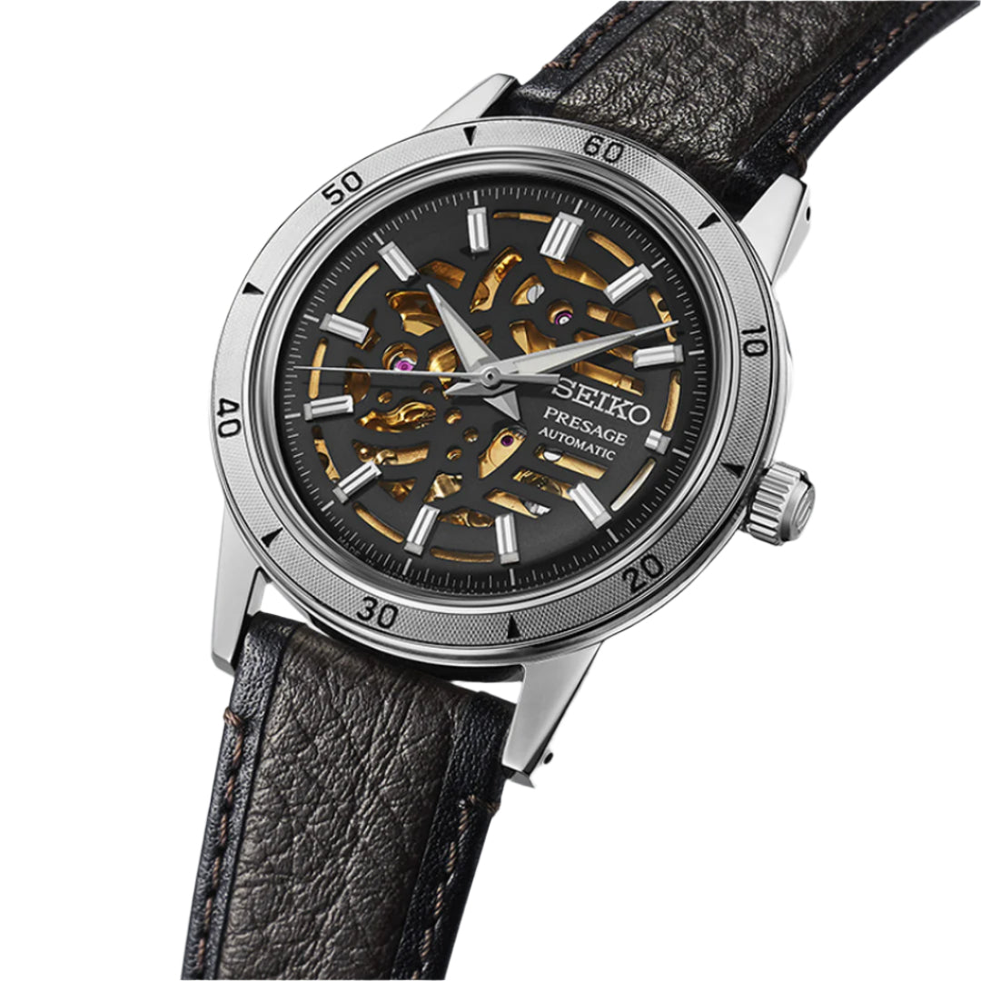 Seiko Presage Style60's ‘Elegant yet Rugged’ Biker Men's Watch | SSA461J1