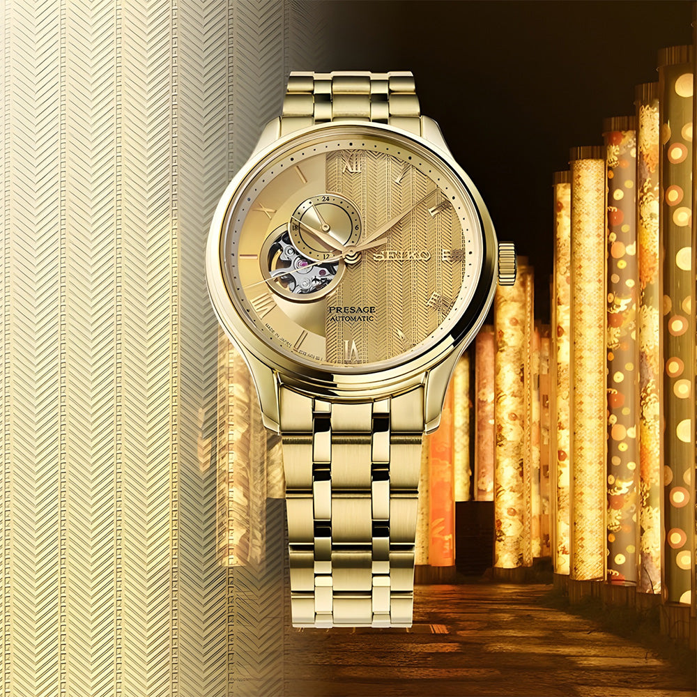 Seiko Presage 'Zen Garden Kyoto' Golden Age Men's Watch SSA468J1