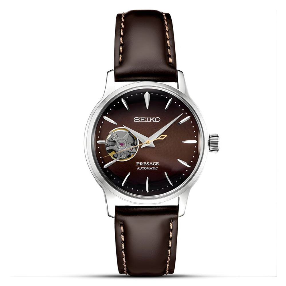 Seiko Presage Cocktail Time Brown Dial Ladies Watch SSA783J1