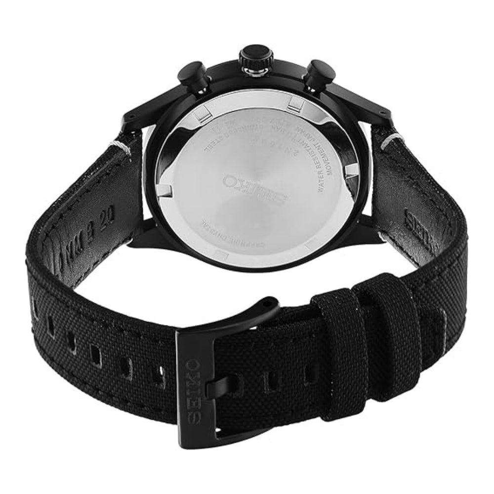 Seiko Sport Chronograph Black Dial Men's Watch SSB421P1