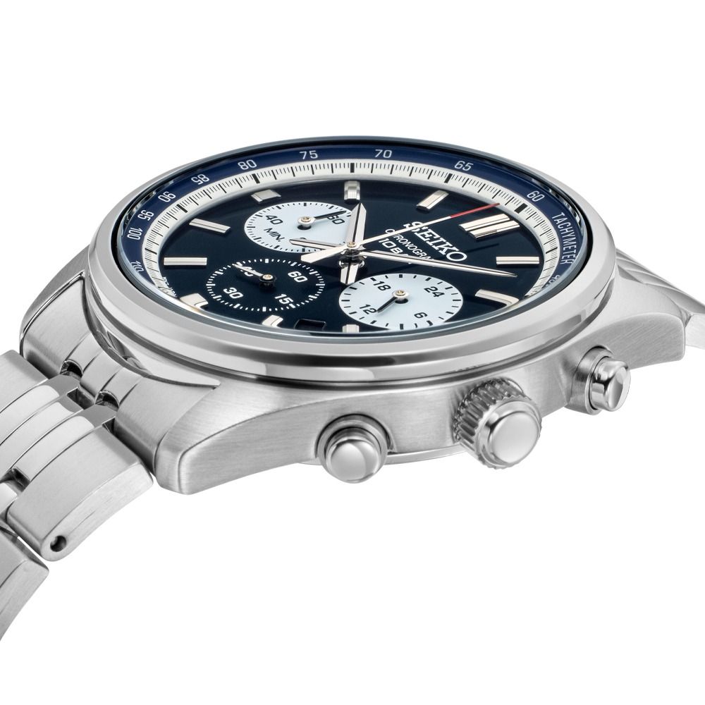 SEIKO Chronograph Quartz Blue Dial Men's Watch| SSB427P1