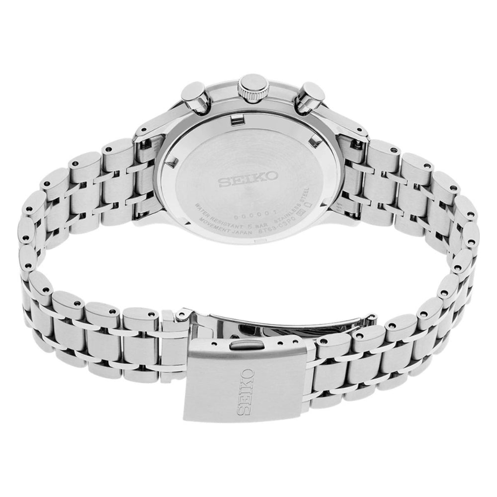 Seiko Essentials Chronograph Black Dial Men's Watch | SSB479P1