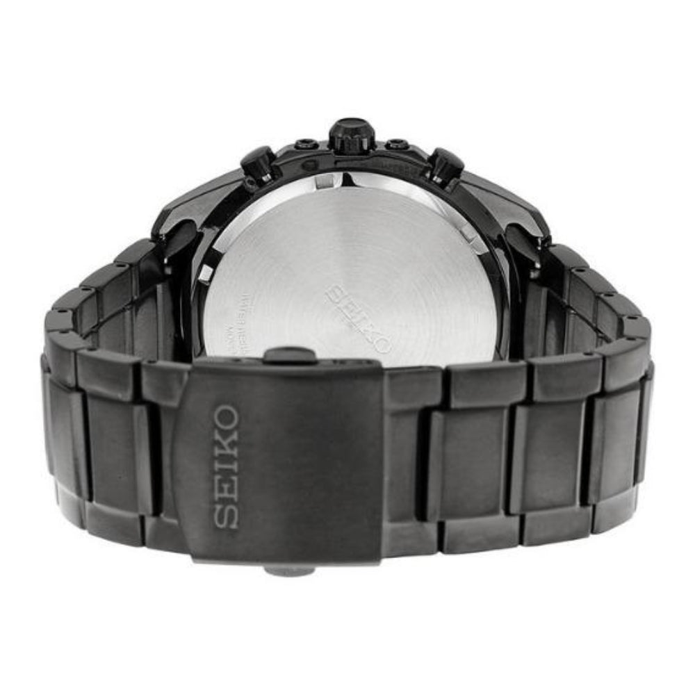 Seiko Solar Chronograph Black Dial Men's Watch | SSC217P1