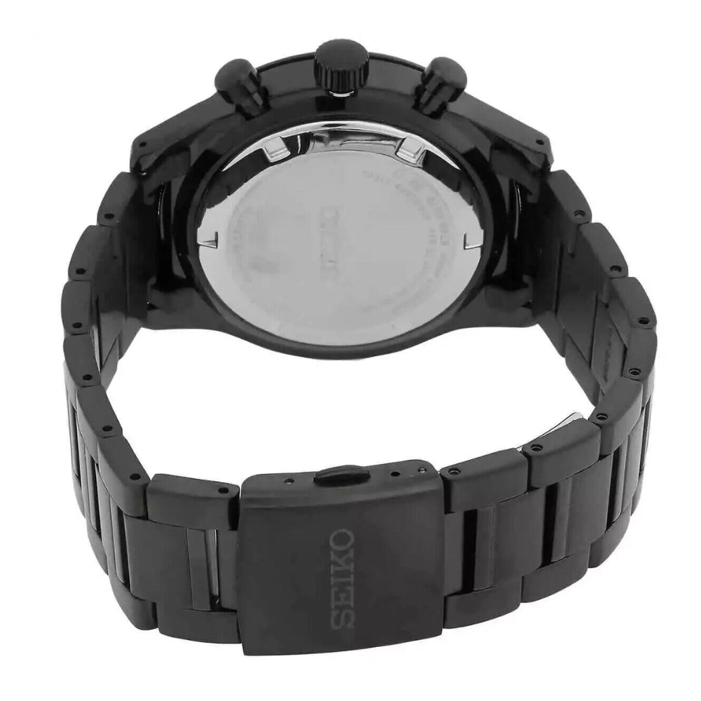 Seiko Solar Black Chronograph Dial Men's Watch | SSC225P1