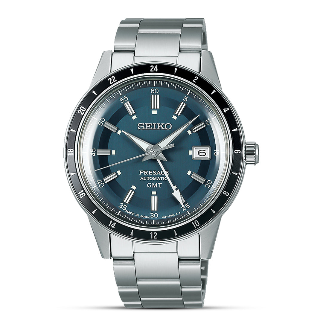 Seiko Presage G.M.T Style60's Automatic Watch SSK009J1