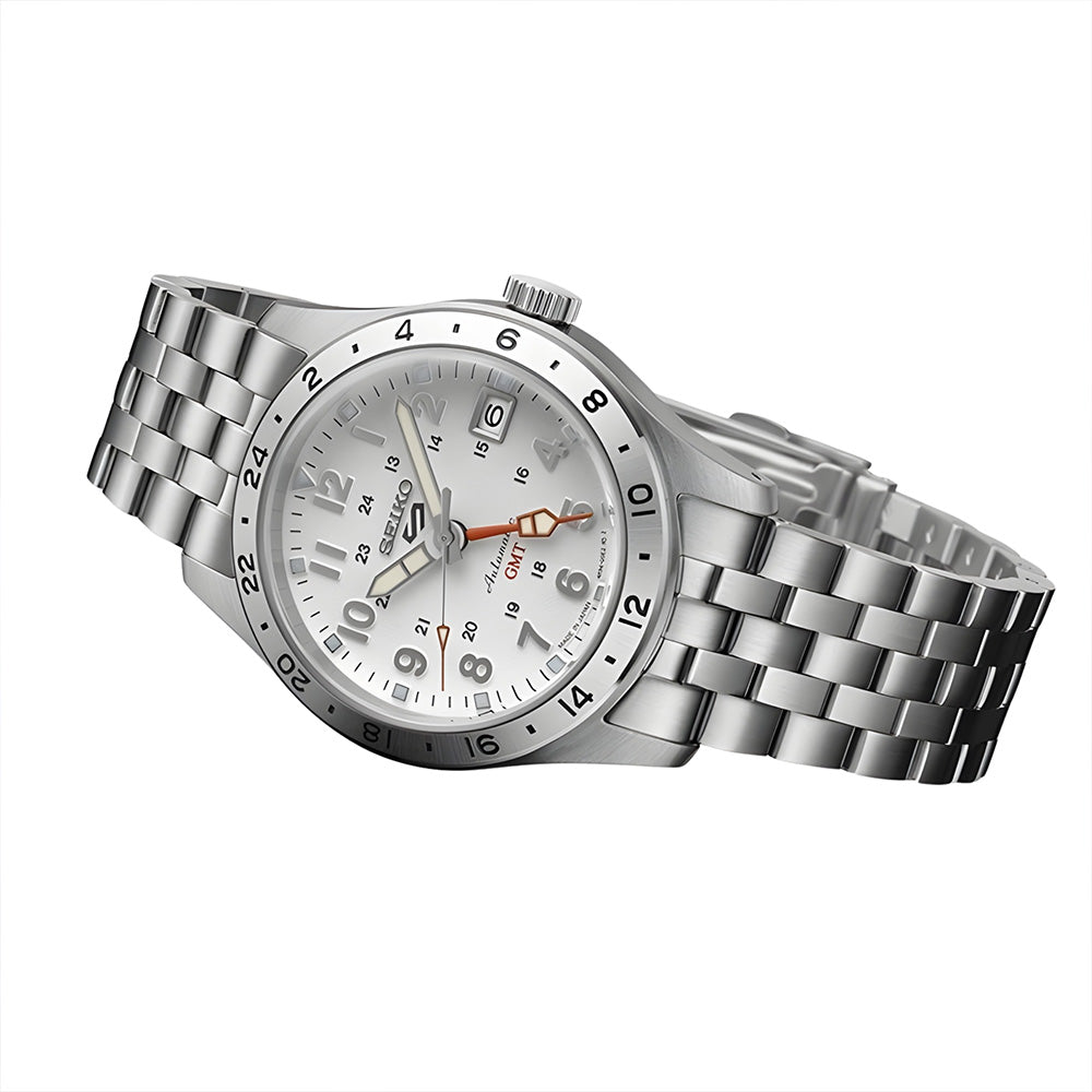 Seiko 5 Sports Field GMT Polar White Men's Watch SSK059K1