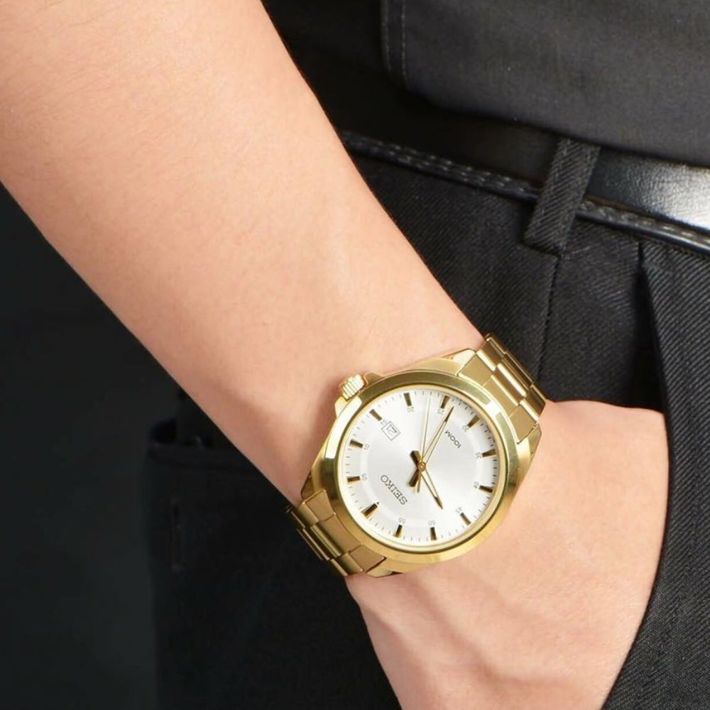 SEIKO Conceptual Quartz Silver Dial Men's Watch SUR212P1