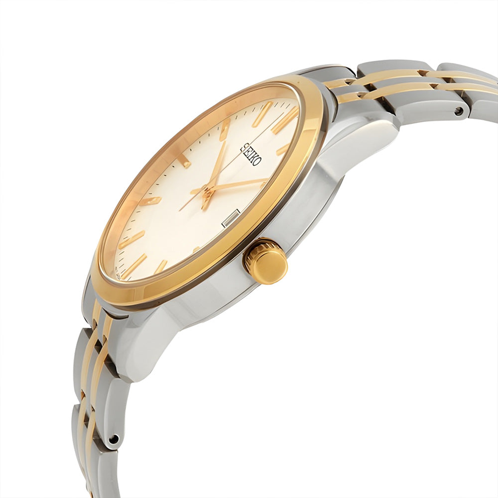 Seiko Essentials Two Tone Quartz Men's Watch SUR402P1