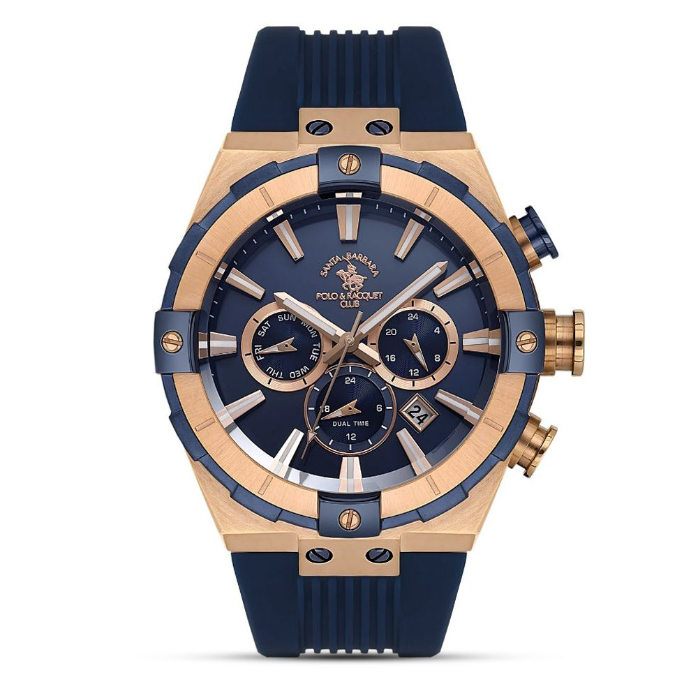 Santa Barbara Chronograph Blue Dial Men's Watch | SB.1.10510-8