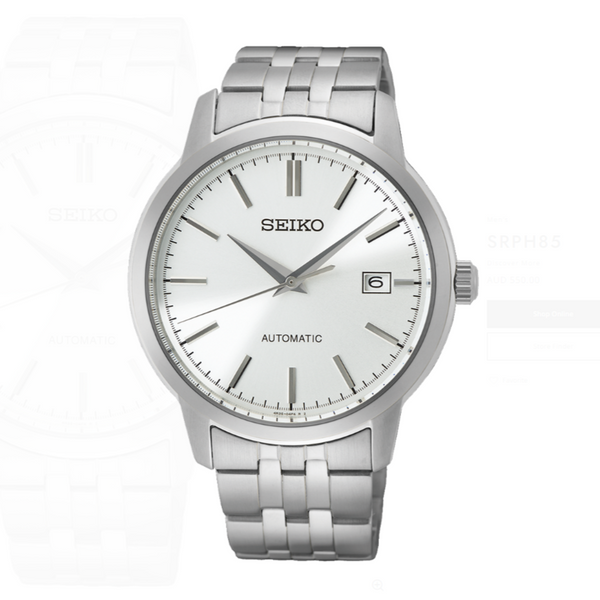 Seiko Automatic Silver Dial Men's Watch SRPH85K1