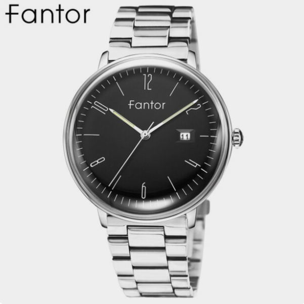 Fantor Luxury Brand Men's Stainless Steel Strap Watch WF1005G