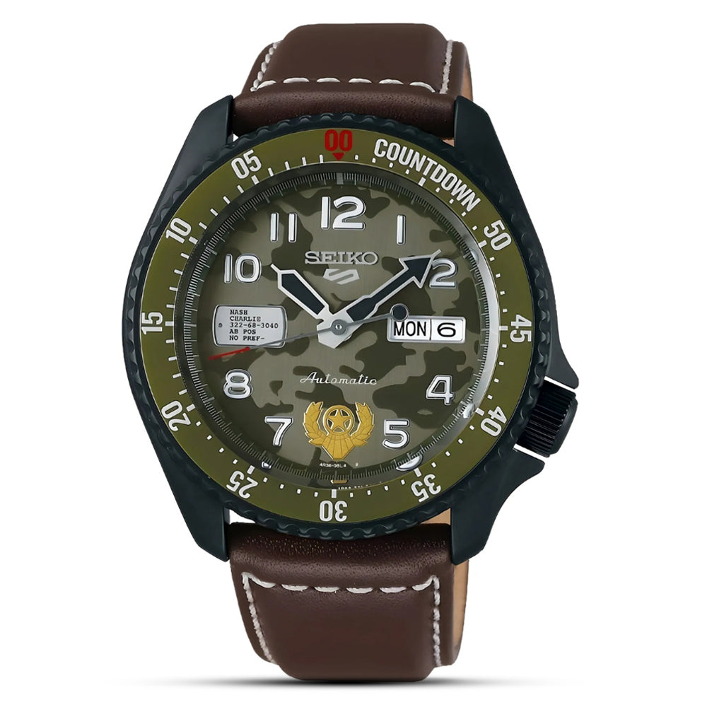 Seiko "Street Fighter Guile" Limited Edition Automatic Watch | SRPF21K1