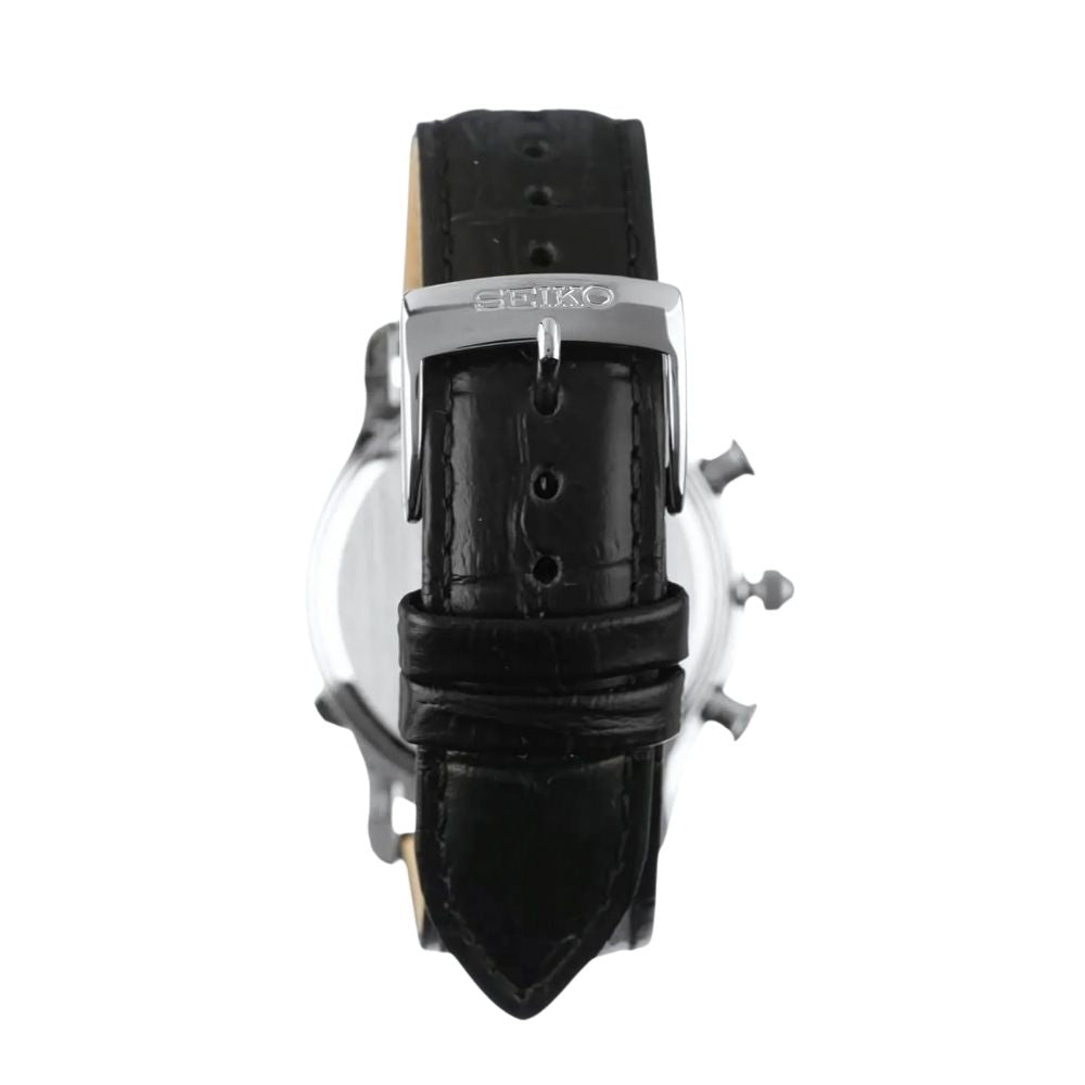 Seiko Perpetual Chronograph Black Dial Men's Watch | SPC255P1