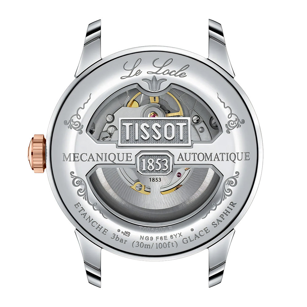 Tissot Le Locle Powermatic 80 Green Dial Men's Watch T006.407.22.093.01
