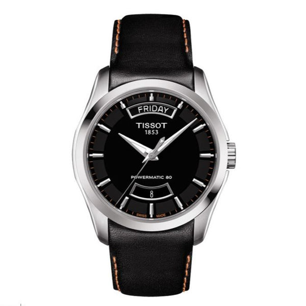 Tissot T-Classic Couturier "Powermatic 80'' Black Dial Watch | T035.407.16.051.03