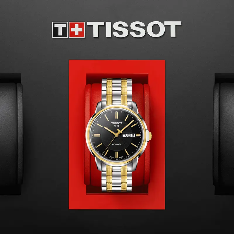 Tissot "T-Classic" Two-Tone Men's Watch| T0654302205100