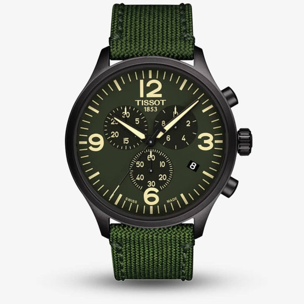 Tissot Chrono XL Green Strap Men's Watch| T116.617.37.097.00