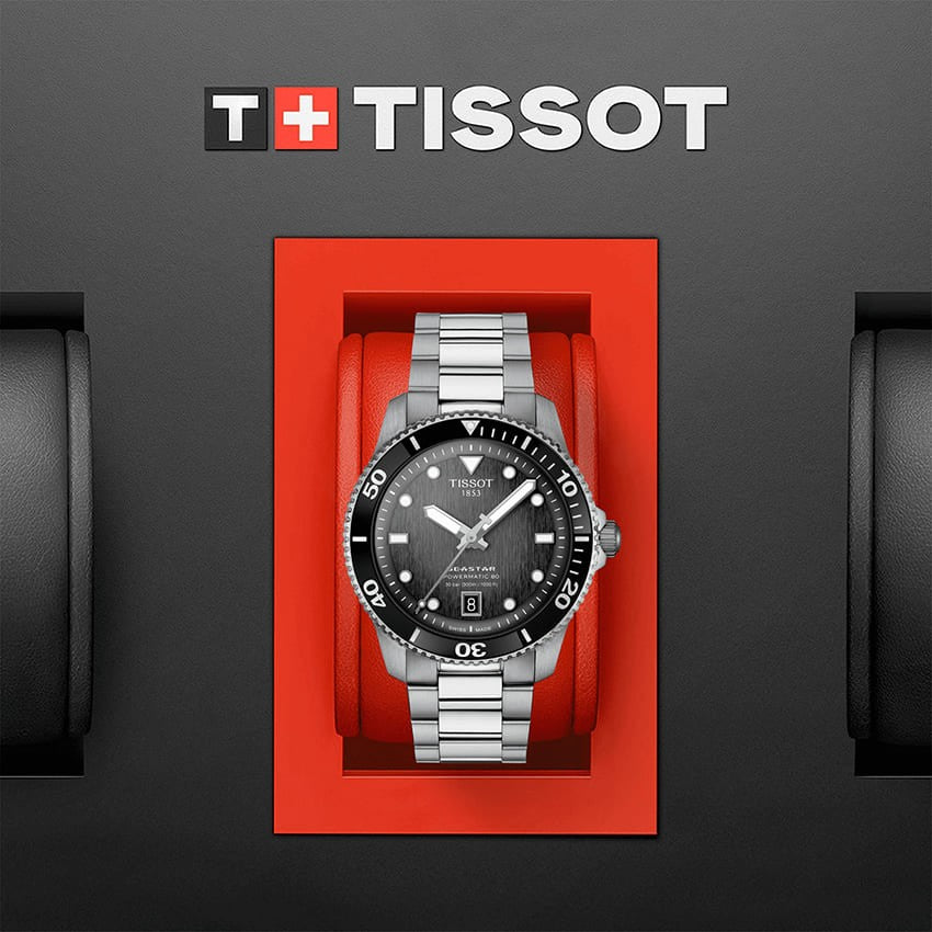 Tissot Seastar 1000 Powermatic 80 Grey Men's Watch| T120.807.11.051.00