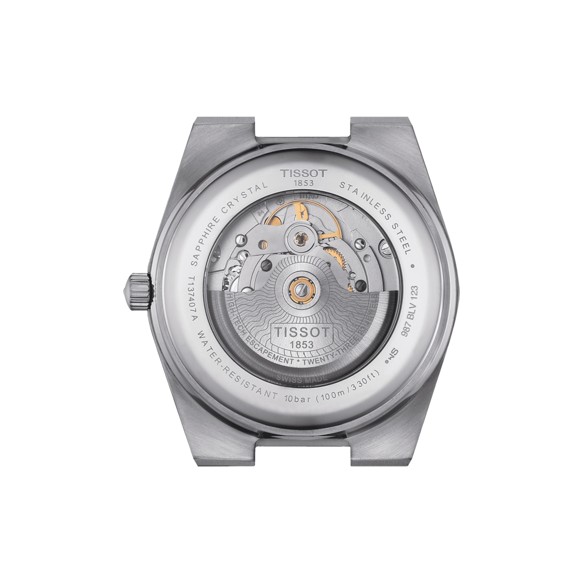 TISSOT PRX POWERMATIC 80 Ice Blue Dial Men's Watch| T1374071135100