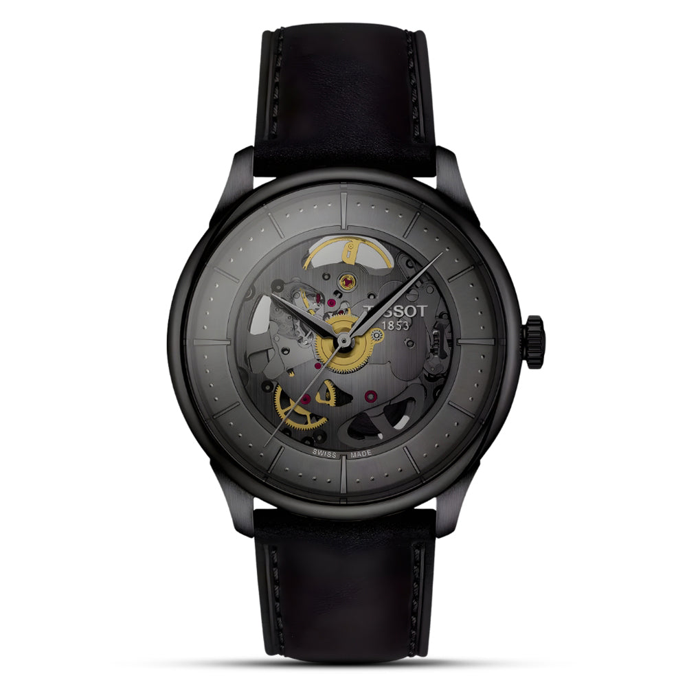 Tissot Chemin Des Tourelles Skeleton 39mm  Watch T139.836.36.441.00