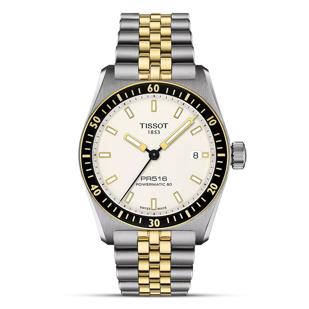 Tissot PR516 Powermatic 80 White Dial Men's Watch | T149.407.22.011.00