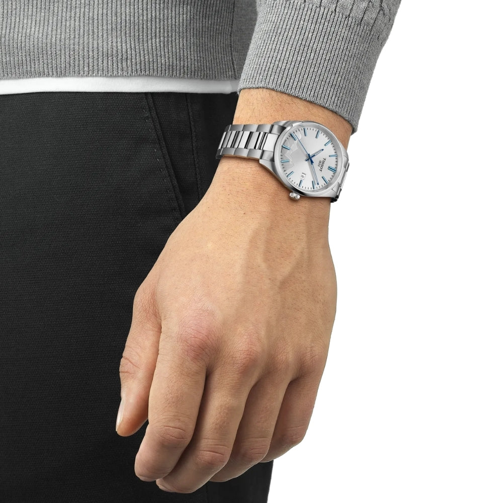 Tissot PR 100 Jungfraubahn Silver Dial Men's Watch | T150.410.11.031.00