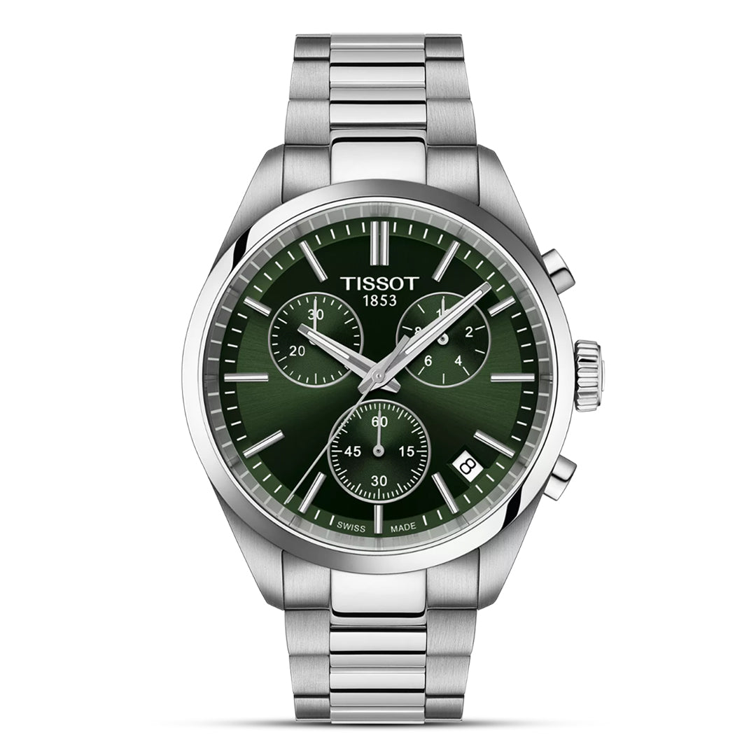 Tissot PR 100 Chrono Quartz Green Men's Watch | T150.417.11.091.00