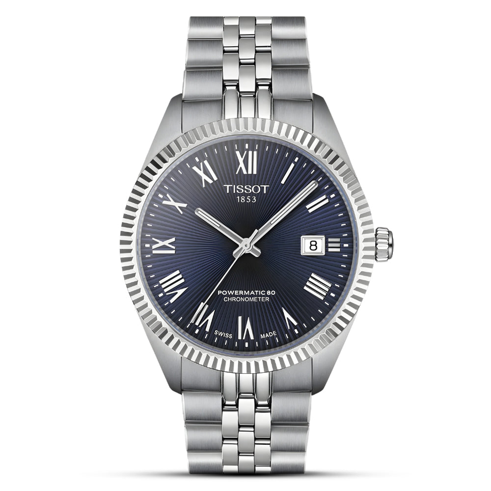 TISSOT COSC BALLADE POWERMATIC 80 BLUE DIAL WATCH T156.408.11.043.00