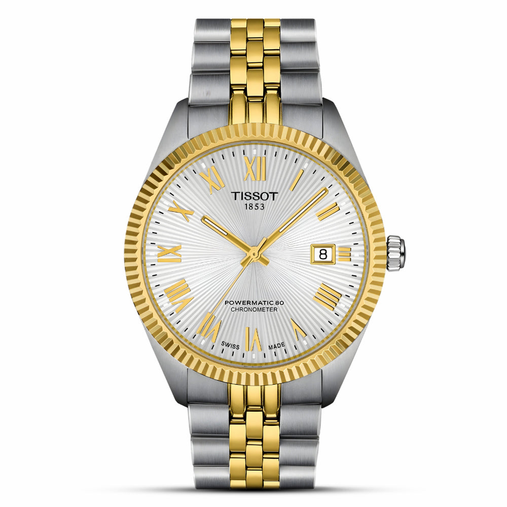 TISSOT COSC BALLADE POWERMATIC 80 TWO TONE MEN'S WATCH T156.408.22.033.00