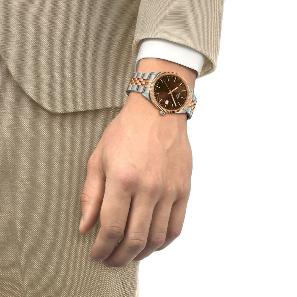 Tissot Ballade Two Tone Brown Dial Men's Watch | T156.410.22.291.01