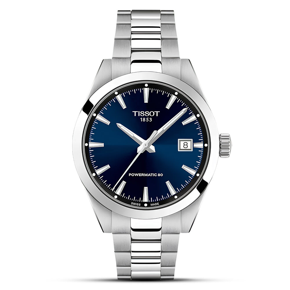TISSOT GENTLEMEN 38MM POWERMATRIC BLUE DIAL WATCH | T165.807.11.041.00