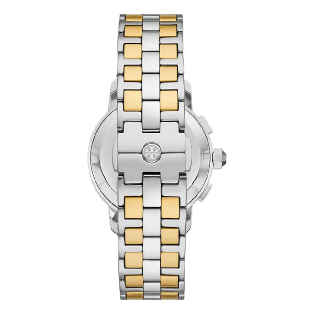 Tory Burch Dual Tone Beige Dial Ladies Watch TBW1052