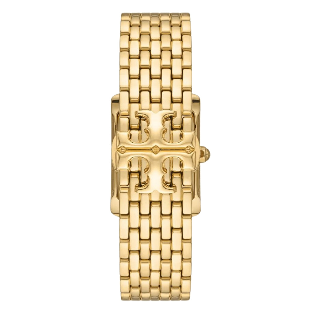 Tory Burch Eleanor Gold Tone White Dial Ladies Watch TBW1060