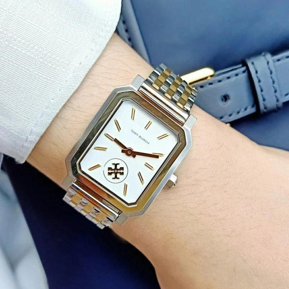 Tory Burch Robinson White Dial Ladies Watch TBW1501