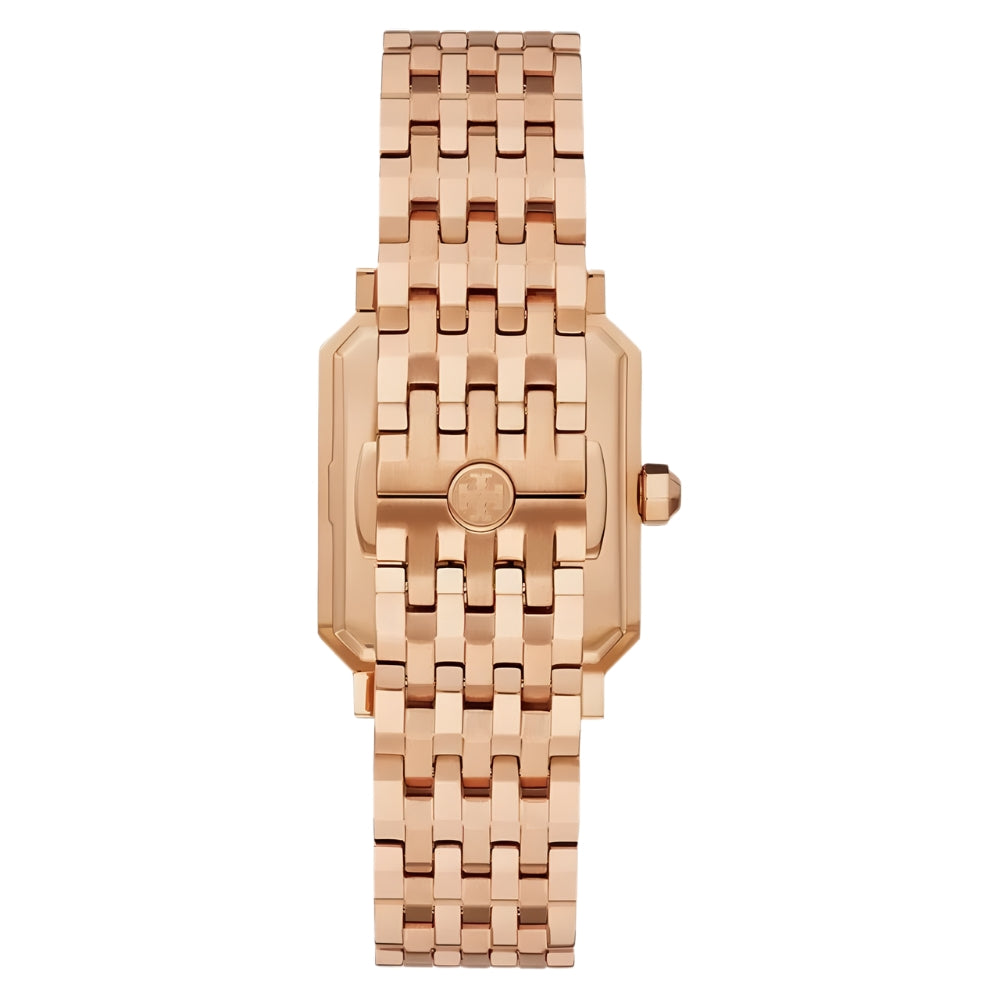 Tory Burch Robinson Rose Gold White Dial Ladies Watch TBW1502