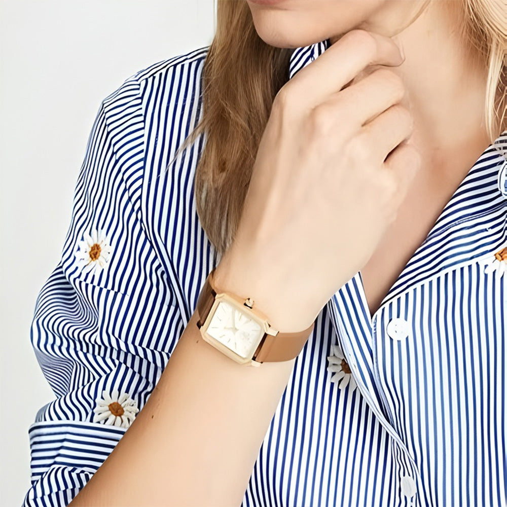 TORY BURCH ROBINSON QUARTZ CREAM DIAL LADIES WATCH TBW1503