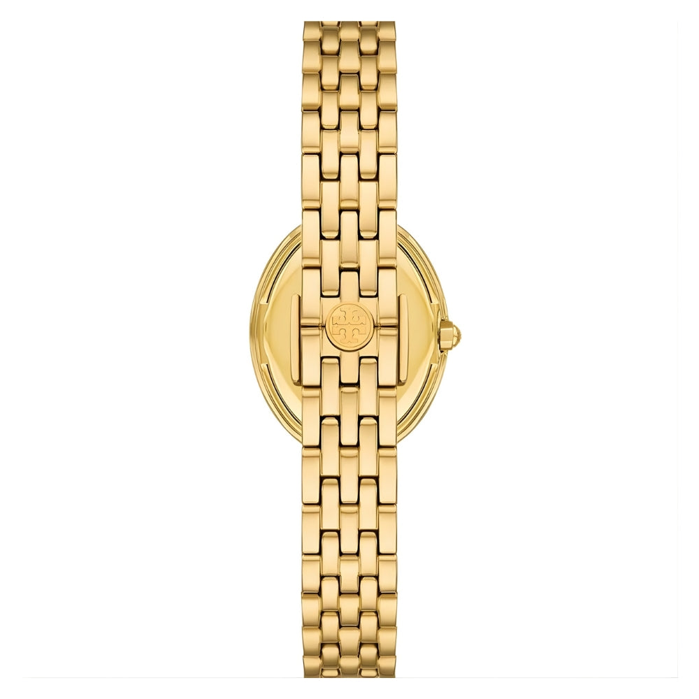 Tory Burch Gold Tone Oval Dial Ladies Watch TBW6034
