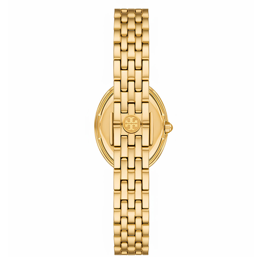 Tory Burch The Oval Green Malachite Dial Ladies Watch TBW6038