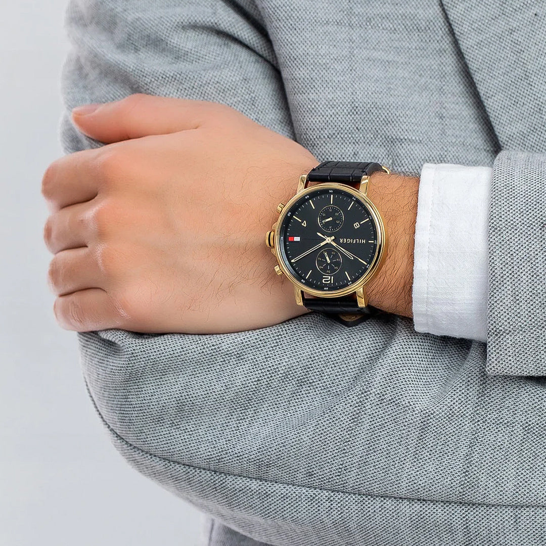 Tommy Hilfiger Daniel Multifunction Black Dial Men's Watch| TH1710417
