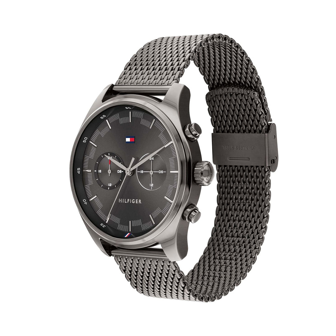 Tommy Hilfiger Sawyer Grey Dial Mesh Strap Men's Watch | TH1710421