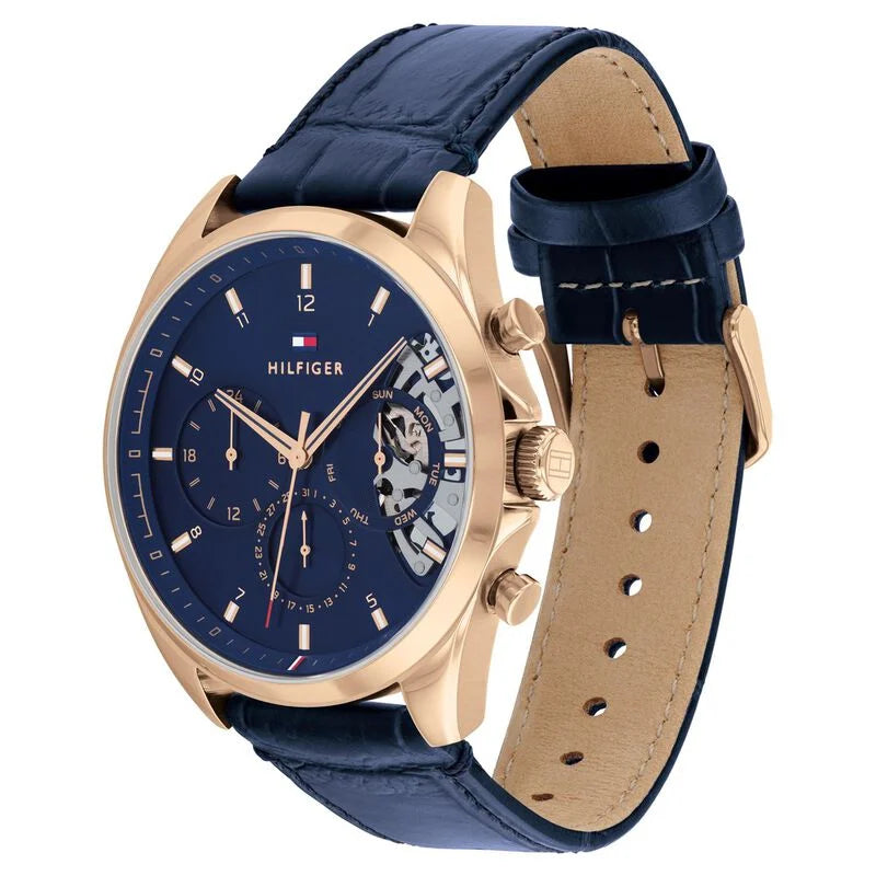 TOMMY HILFIGER Quartz Multifunction Blue Dial Men's Watch| TH1710451