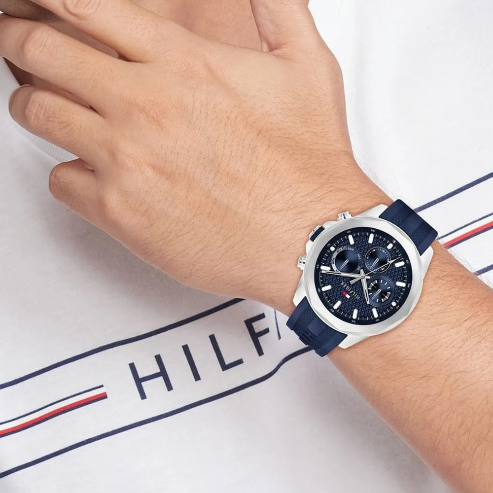 Tommy Hilfiger Round Dark Blue Dial Men's Watch TH1710649