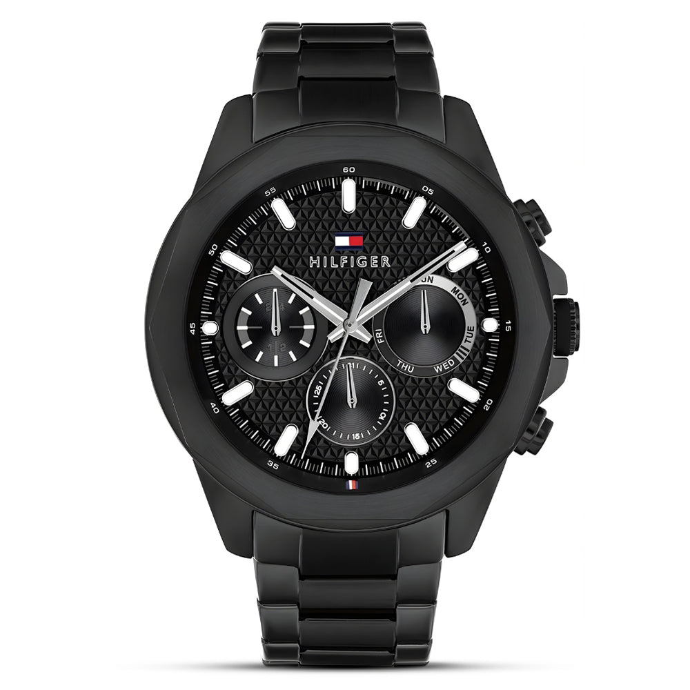 Tommy Hilfiger Black Round Dial Men's Watch TH1710653